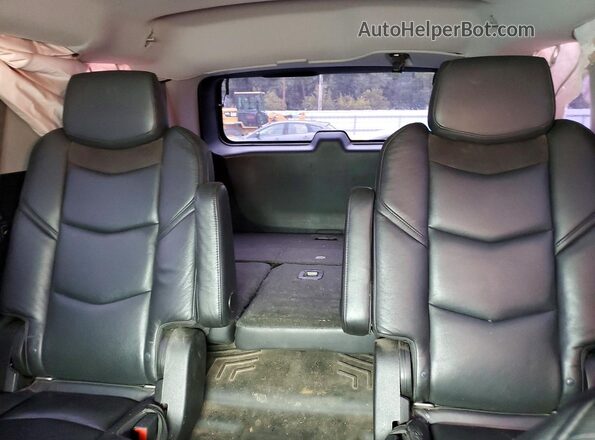 1GYS3CKJXJR290357 2018 CADILLAC ESCALADE Black Вид задніх сидінь
