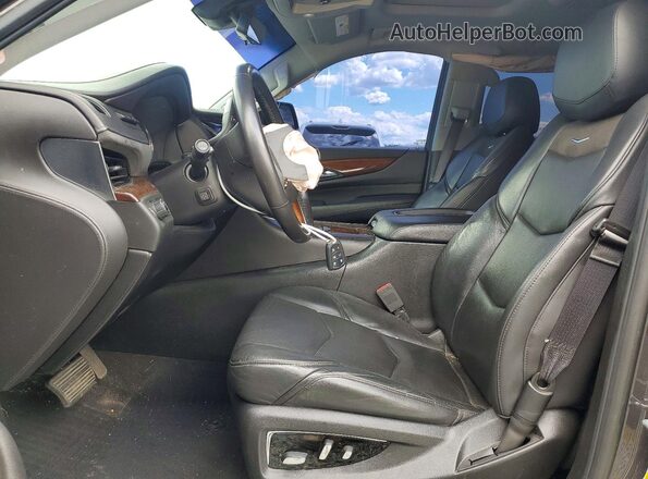 1GYS3CKJXJR290357 2018 CADILLAC ESCALADE Black Вид салону спереду