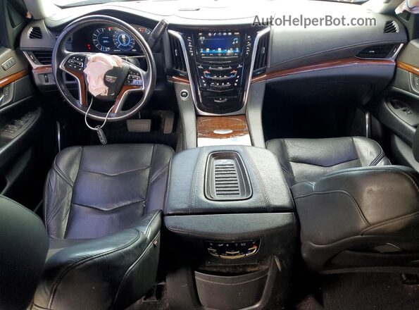 1GYS3CKJXJR290357 2018 CADILLAC ESCALADE Black Вид панелі приладів