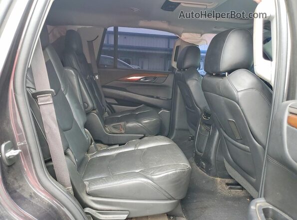 1GYS3CKJXJR290357 2018 CADILLAC ESCALADE Black Вид задньої частини салону