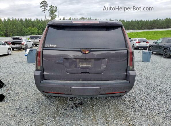1GYS3CKJXJR290357 2018 CADILLAC ESCALADE Black Вид ззаду