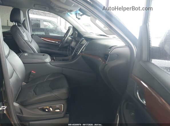 1GYS3GKJ5KR264337 2019 CADILLAC ESCALADE Black Вид салону спереду