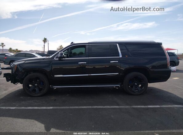 1GYS3GKJ7GR483405 2016 CADILLAC ESCALADE Black Панорамний вид салону 360°