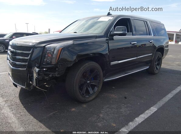 1GYS3GKJ7GR483405 2016 CADILLAC ESCALADE Black Передня ліва чверть