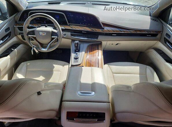 1GYS3GKL7PR343551 2023 CADILLAC ESCALADE Gray Առջևի վահանակի տեսք