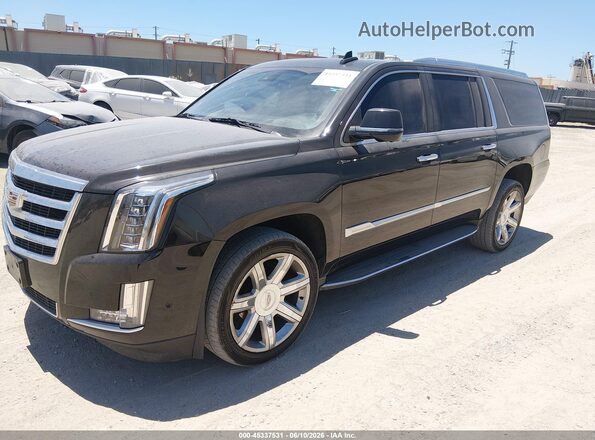 1GYS3HKJ2LR150366 2020 CADILLAC ESCALADE Черный Передняя левая четверть