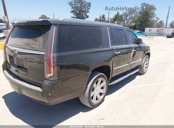 1GYS3HKJ2LR150366 2020 CADILLAC ESCALADE Черный Задняя правая четверть