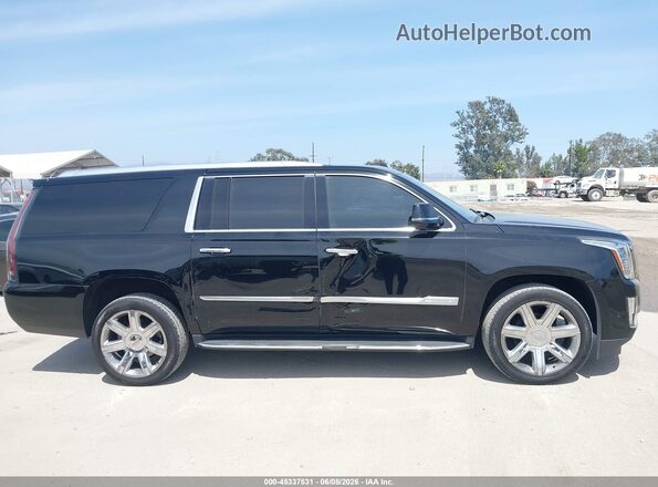 1GYS3HKJ2LR150366 2020 CADILLAC ESCALADE Черный Вид задней части салона
