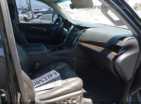 1GYS3HKJ2LR150366 2020 CADILLAC ESCALADE Черный Вид салона спереди