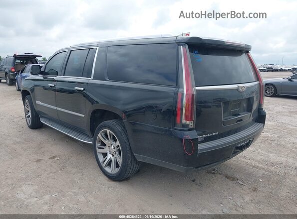 1GYS3HKJ7GR477335 2016 CADILLAC ESCALADE Black Հետևի ձախ
