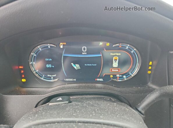 1GYS4BKJ1JR103885 2018 CADILLAC ESCALADE White Instrument cluster view