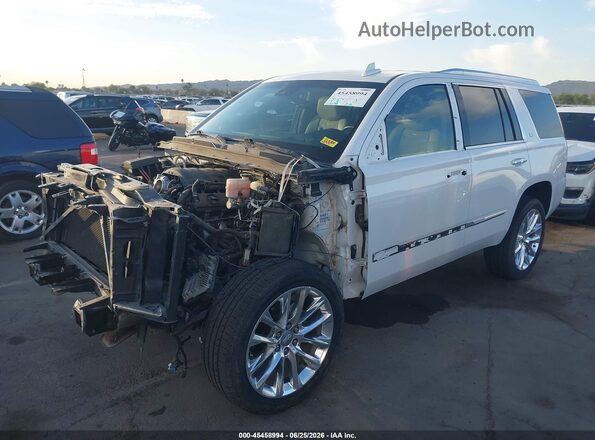1GYS4BKJ3JR370381 2018 CADILLAC ESCALADE White წინა ხედი
