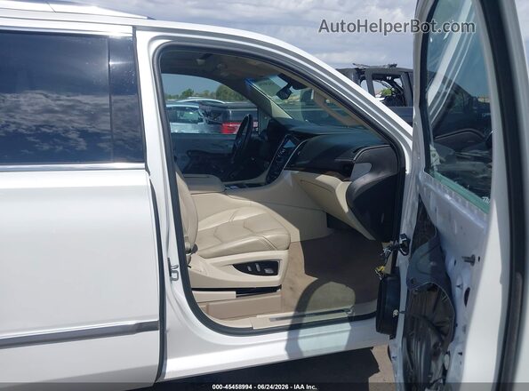 1GYS4BKJ3JR370381 2018 CADILLAC ESCALADE White წინა სალონის ხედი