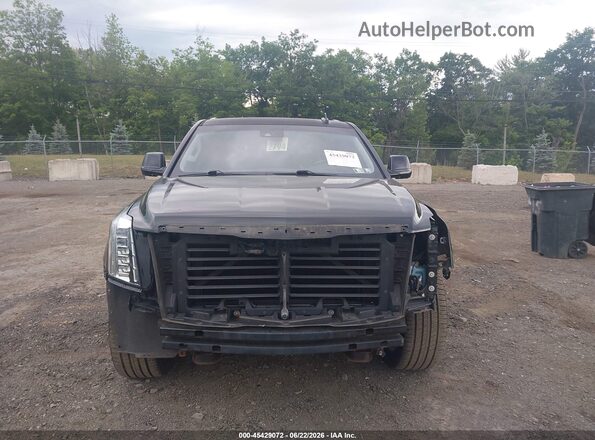 1GYS4BKJ4HR192992 2017 CADILLAC ESCALADE Black Vista interior trasera