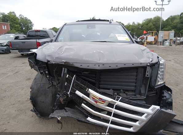 1GYS4BKJ7GR420689 2016 CADILLAC ESCALADE Gray Widok zestawu wskaźników