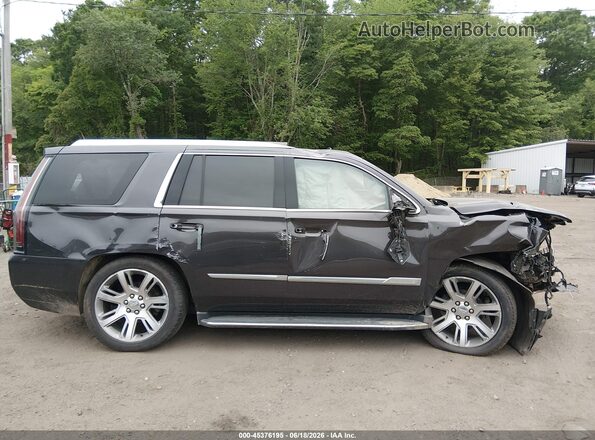 1GYS4BKJ7GR420689 2016 CADILLAC ESCALADE Gray Widok wnętrza z tyłu
