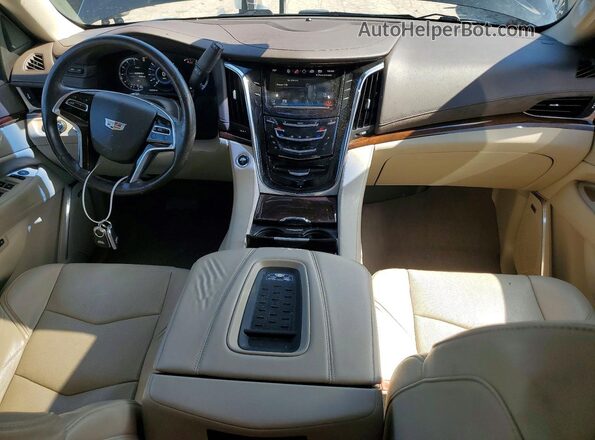 1GYS4BKJ7GR451019 2016 CADILLAC ESCALADE Black Dashboard view