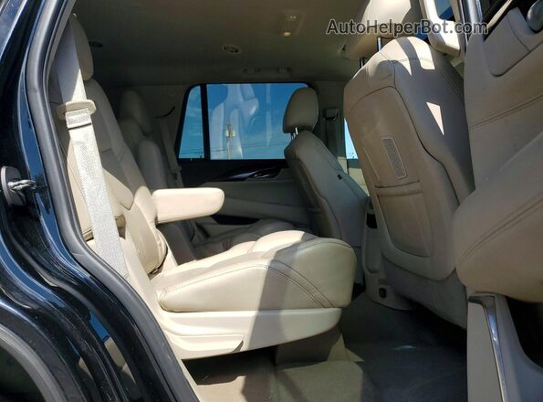 1GYS4BKJ7GR451019 2016 CADILLAC ESCALADE Black Rear interior view