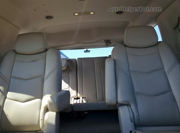 1GYS4BKJ7GR451019 2016 CADILLAC ESCALADE Black Rear seats view