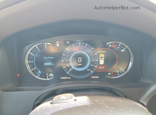 1GYS4BKJ7GR451019 2016 CADILLAC ESCALADE Black Instrument cluster view