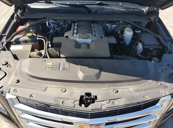 1GYS4BKJ7GR451019 2016 CADILLAC ESCALADE Black Engine compartment view