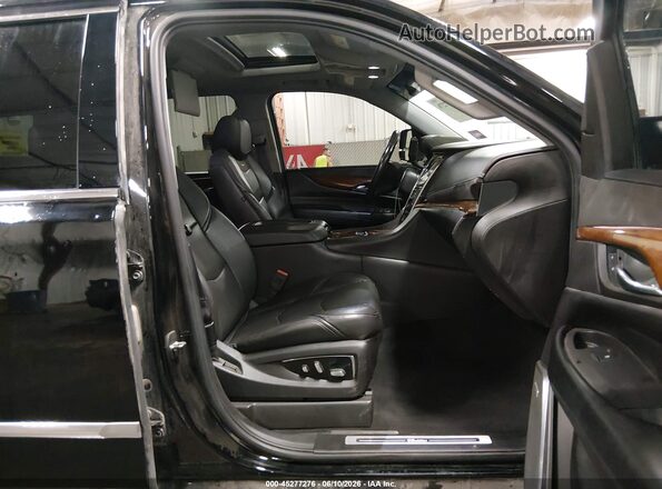 1GYS4BKJ8GR417042 2016 CADILLAC ESCALADE Black Front interior view