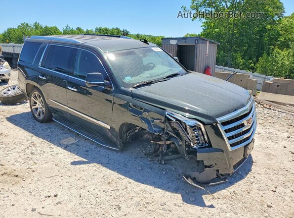 1GYS4BKJ9GR273159 2016 CADILLAC ESCALADE Зеленый Передняя правая четверть