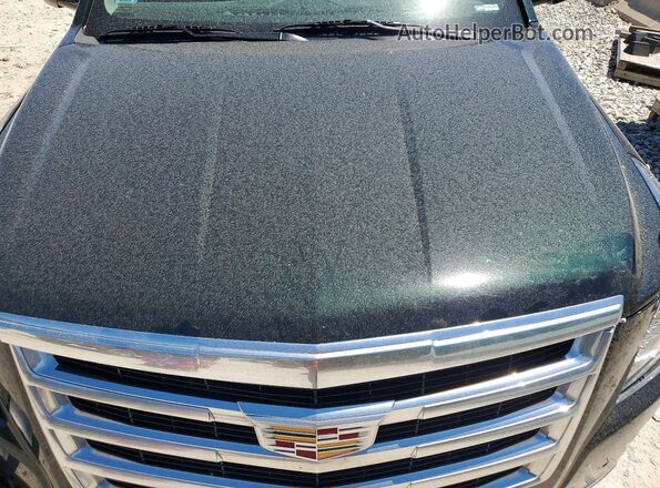1GYS4BKJ9GR273159 2016 CADILLAC ESCALADE Зеленый Вид подкапотного пространства