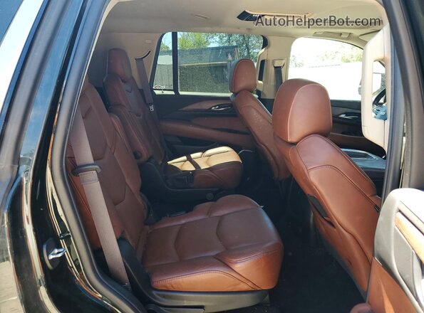 1GYS4BKJ9GR273159 2016 CADILLAC ESCALADE Зеленый Вид задней части салона