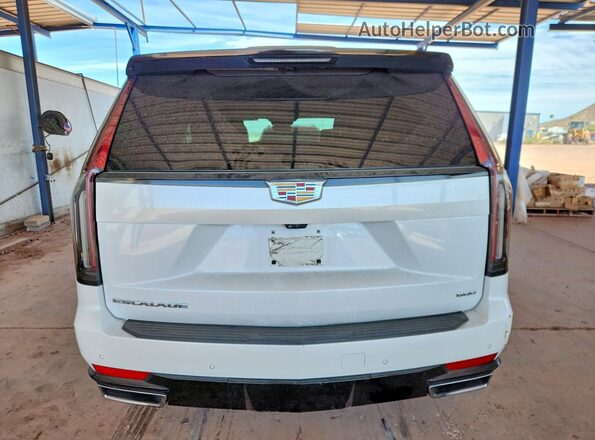 1GYS4BKL9PR392380 2023 CADILLAC ESCALADE White უკანა ხედი