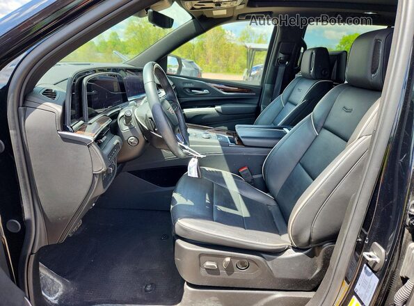 1GYS4BKL9PR564682 2023 CADILLAC ESCALADE Black Vista interior delantera