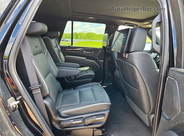 1GYS4BKL9PR564682 2023 CADILLAC ESCALADE Black Vista interior trasera