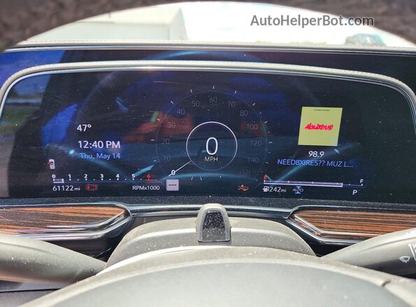 1GYS4BKL9PR564682 2023 CADILLAC ESCALADE Black Vista del cuadro de instrumentos