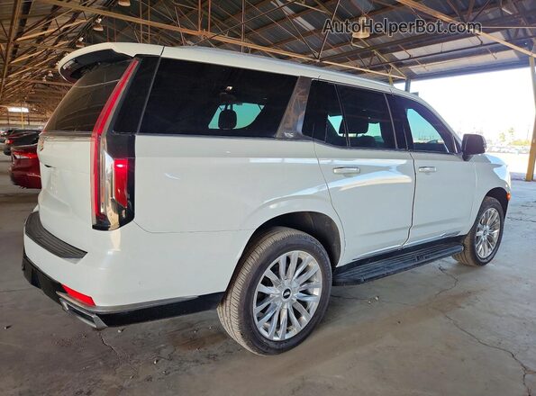 1GYS4BKLXMR310698 2021 CADILLAC ESCALADE White Tył prawy