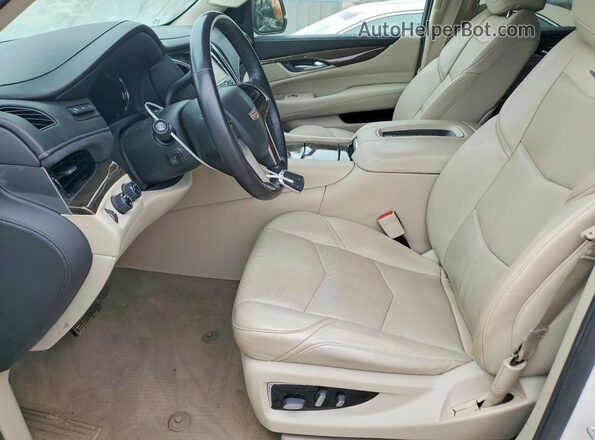 1GYS4CKJ1LR208760 2020 CADILLAC ESCALADE White წინა სალონის ხედი