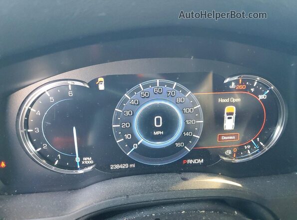 1GYS4CKJ6GR244109 2016 CADILLAC ESCALADE Black Instrument cluster view