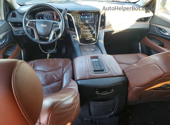 1GYS4CKJ6GR244109 2016 CADILLAC ESCALADE Black Dashboard view