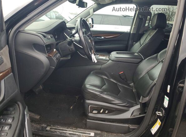 1GYS4CKJ6LR246355 2020 CADILLAC ESCALADE Black Widok wnętrza z przodu