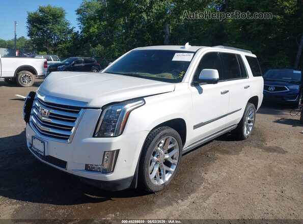 1GYS4DKJ4JR137413 2018 CADILLAC ESCALADE White Front left