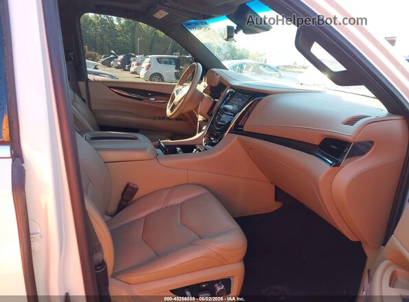 1GYS4DKJ4JR137413 2018 CADILLAC ESCALADE White Front interior view