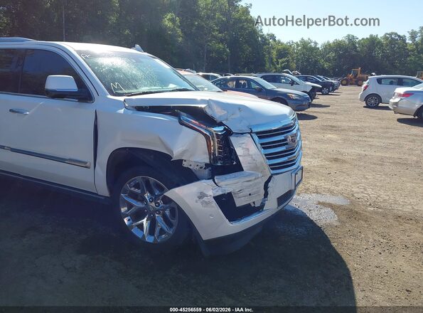 1GYS4DKJ4JR137413 2018 CADILLAC ESCALADE White Front view