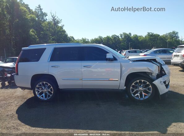1GYS4DKJ4JR137413 2018 CADILLAC ESCALADE White Rear interior view