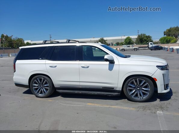 1GYS4FKLXPR265838 2023 CADILLAC ESCALADE White Вид задньої частини салону