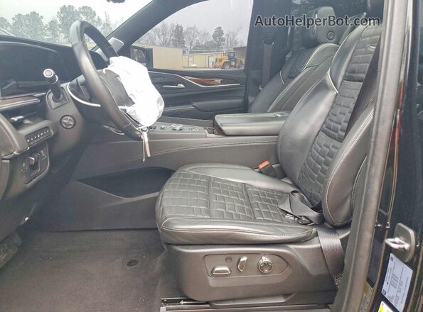 1GYS4GKL1PR132875 2023 CADILLAC ESCALADE Black Vista interior delantera