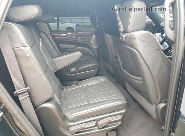 1GYS4GKL1PR132875 2023 CADILLAC ESCALADE Black Vista de los asientos traseros