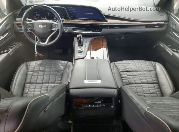 1GYS4GKL5PR279149 2023 CADILLAC ESCALADE Gray Widok deski rozdzielczej