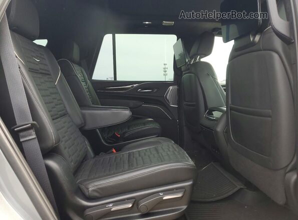 1GYS4GKL5PR279149 2023 CADILLAC ESCALADE Gray Widok wnętrza z tyłu