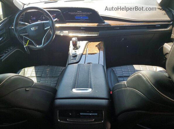 1GYS4GKL5PR411326 2023 CADILLAC ESCALADE White Առջևի վահանակի տեսք