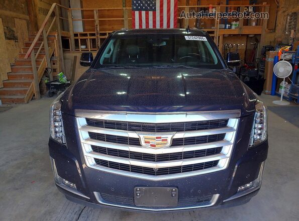 1GYS4JKJ2HR128024 2017 CADILLAC ESCALADE Blue წინა ხედი
