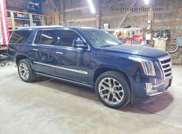 1GYS4JKJ2HR128024 2017 CADILLAC ESCALADE Blue წინა მარჯვენა